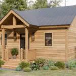 TM Studio small house design 1 bedroom floor plan