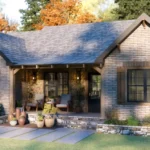 TM Studio small house design This Cozy 3-Bedroom Small Home Will Make You Say "WOW!" 39'x32' (12x10m)