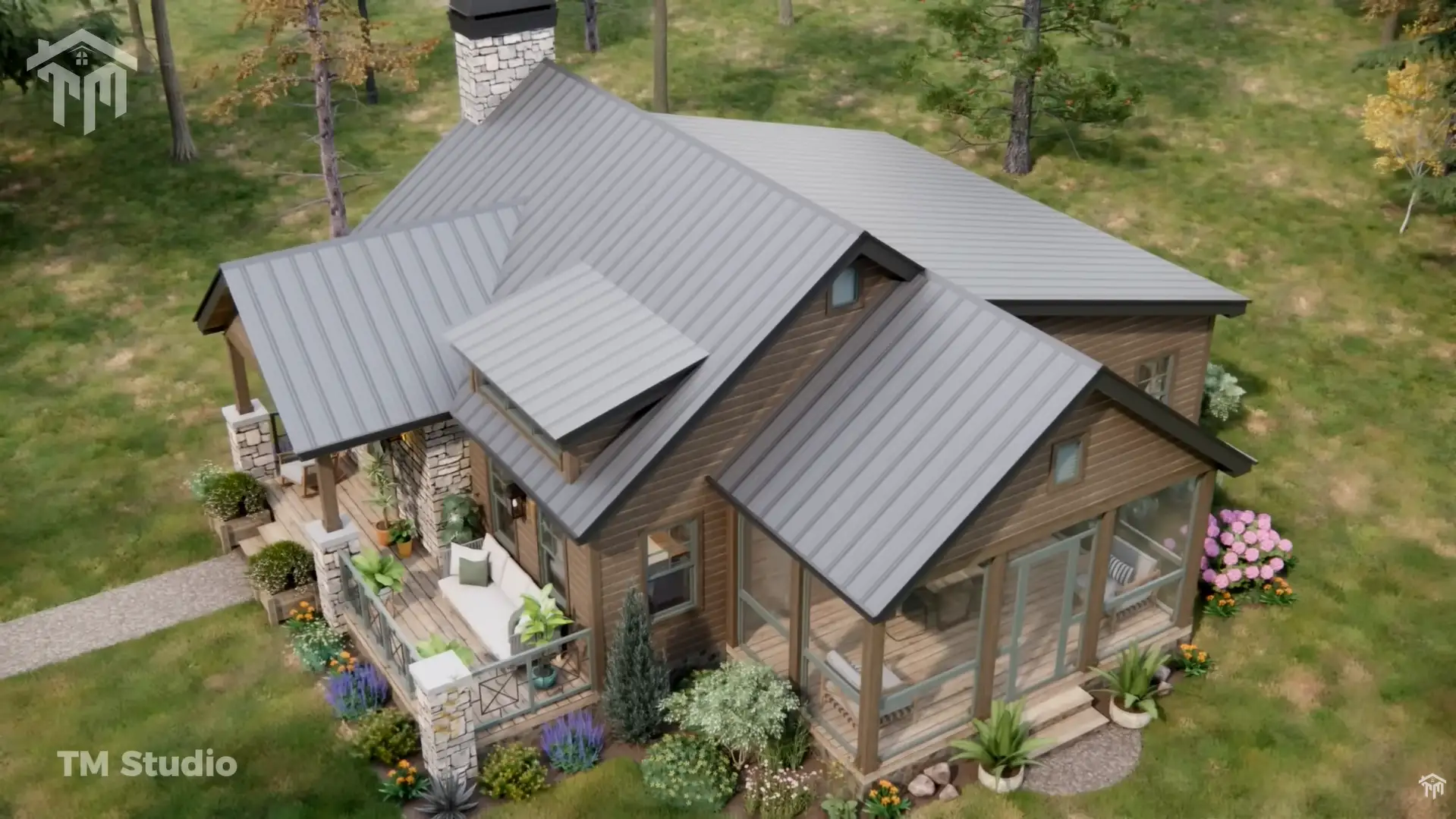 tm studio small house design 2 bedroom house plan