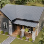 tm studio small house design 2 bedroom 1 bathroom house plan