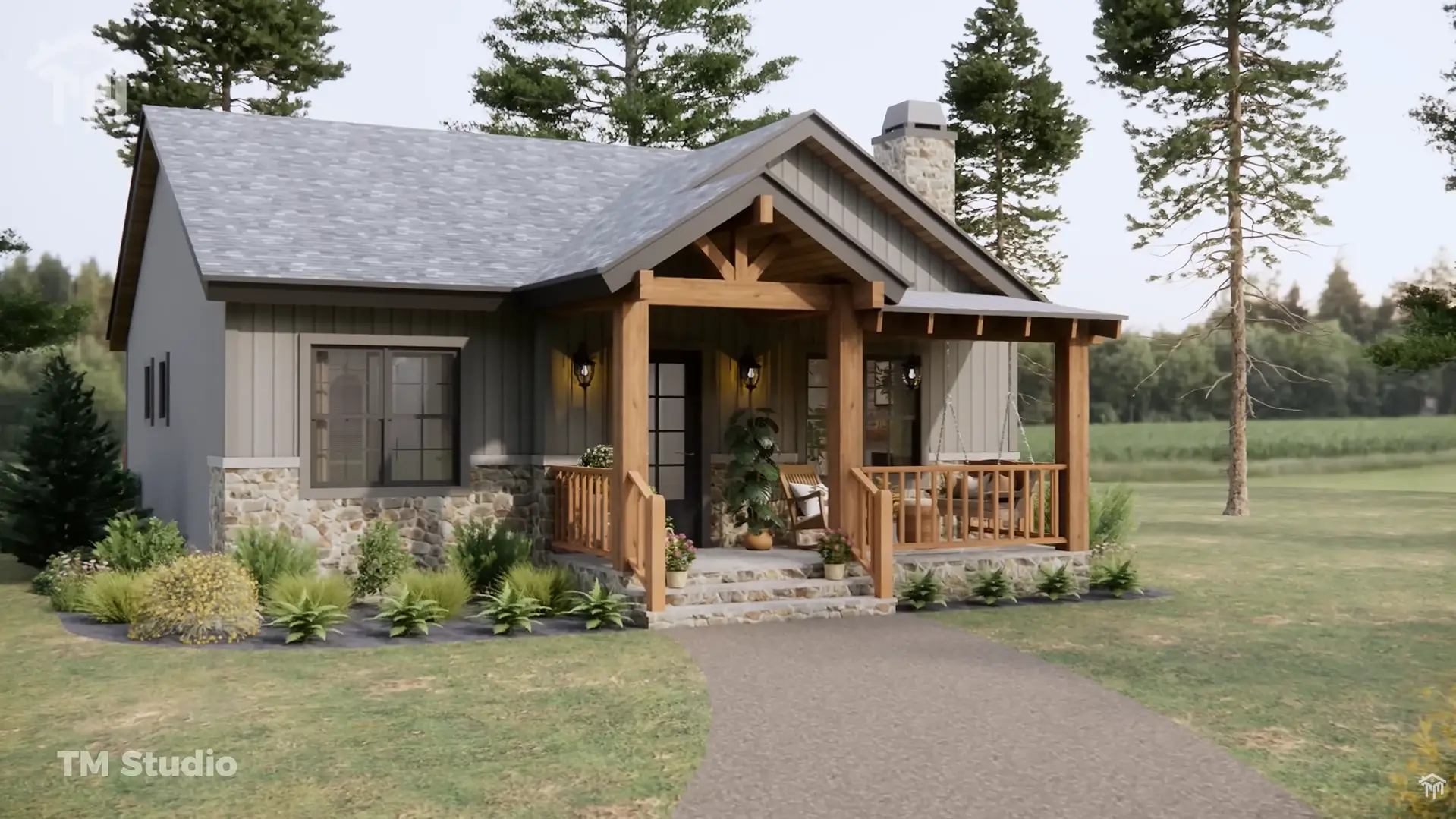 The Small House You’ve Been Dreaming Of: Sweet & Cozy Escape! (30'x36') tm studio 2 bedroom house plan