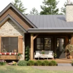 tm studio 2 bedroom house plan with 2 car garage