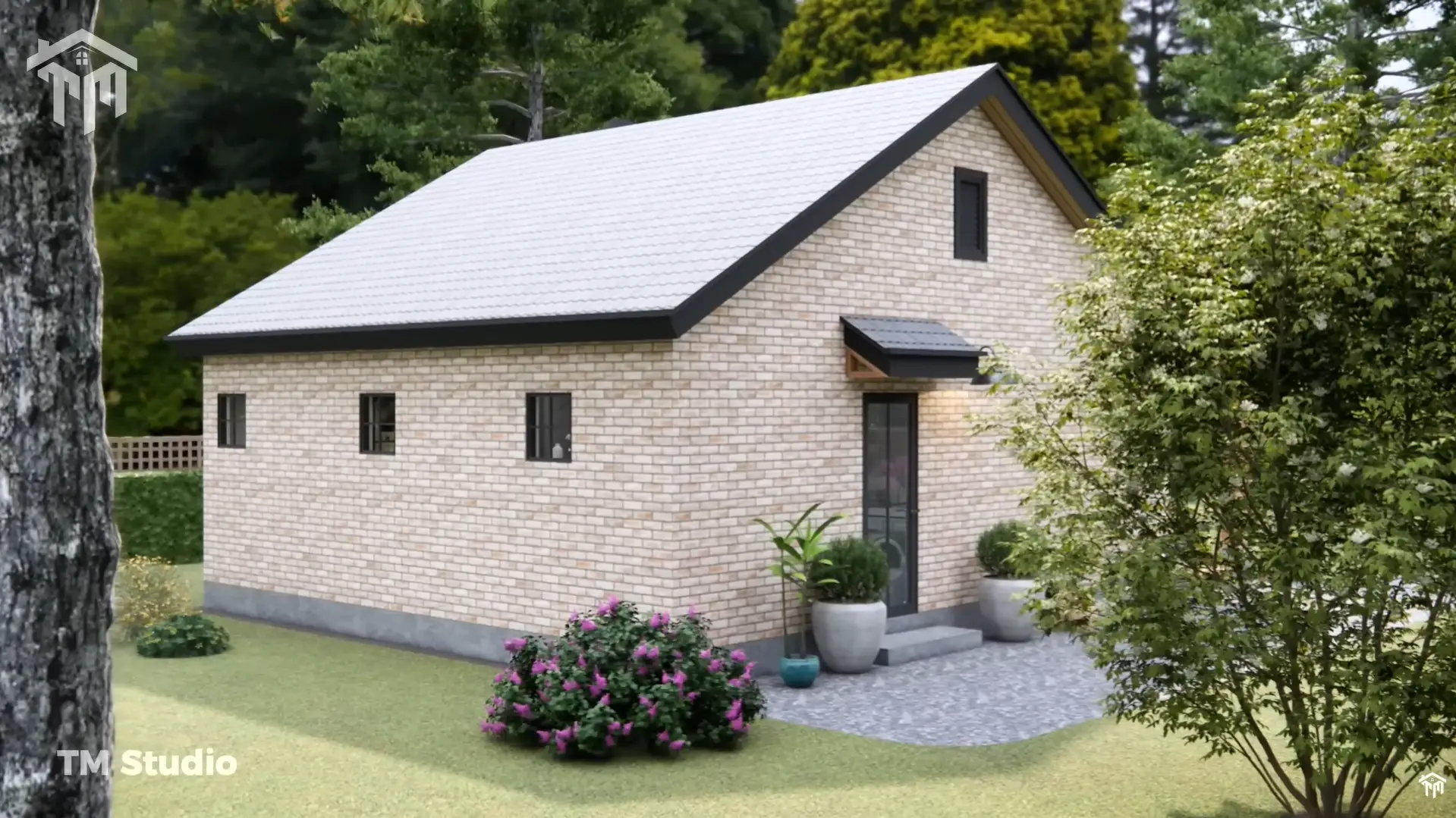 1 bedroom house plan 23'x26' The Perfect Small House for a Cozy Life | Small House Ideas