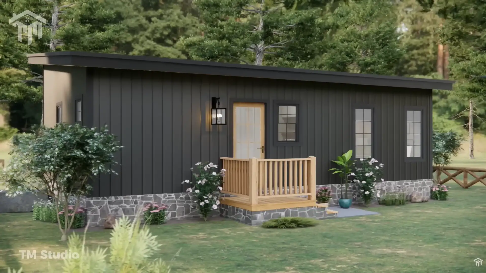 tm studio 2 bedroom house plan | TM Studio Small House Design