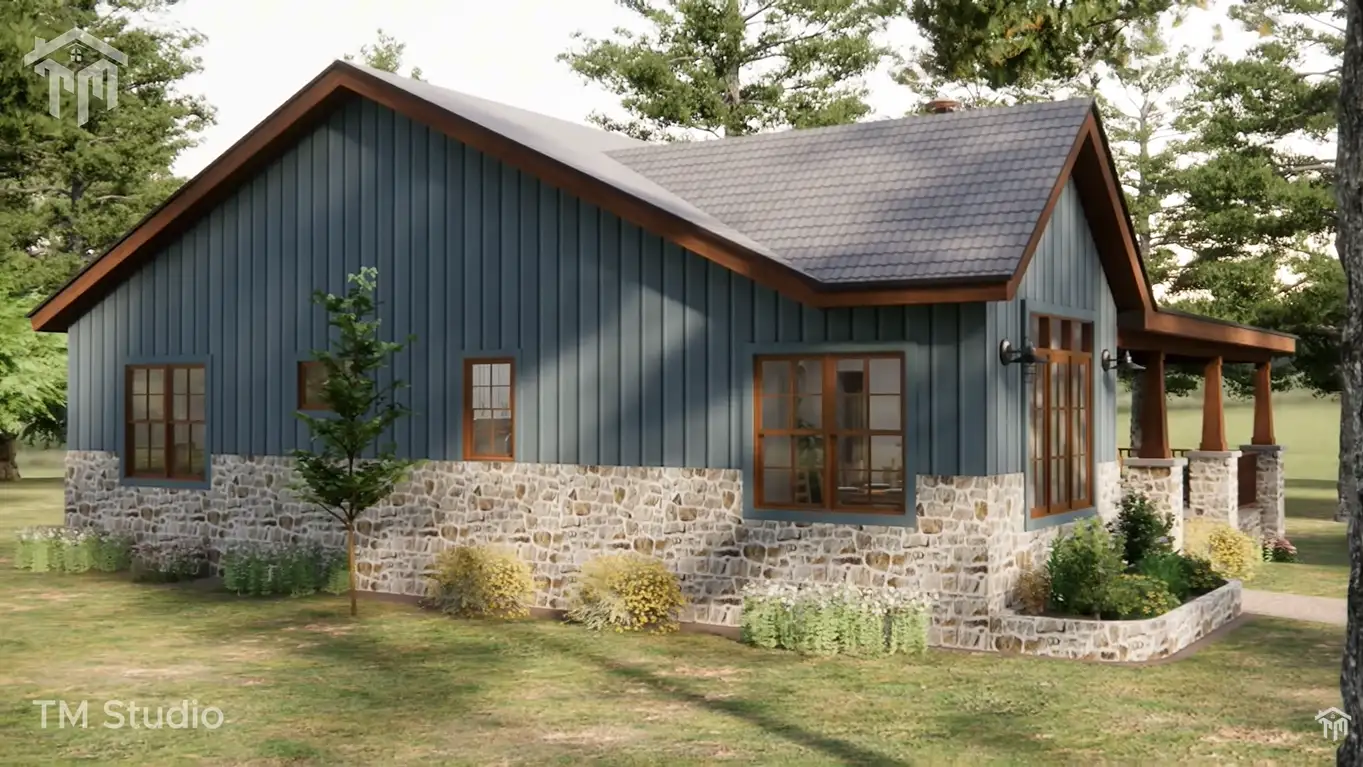 Tm studio house plans 2 bedroom under 1162 sq ft