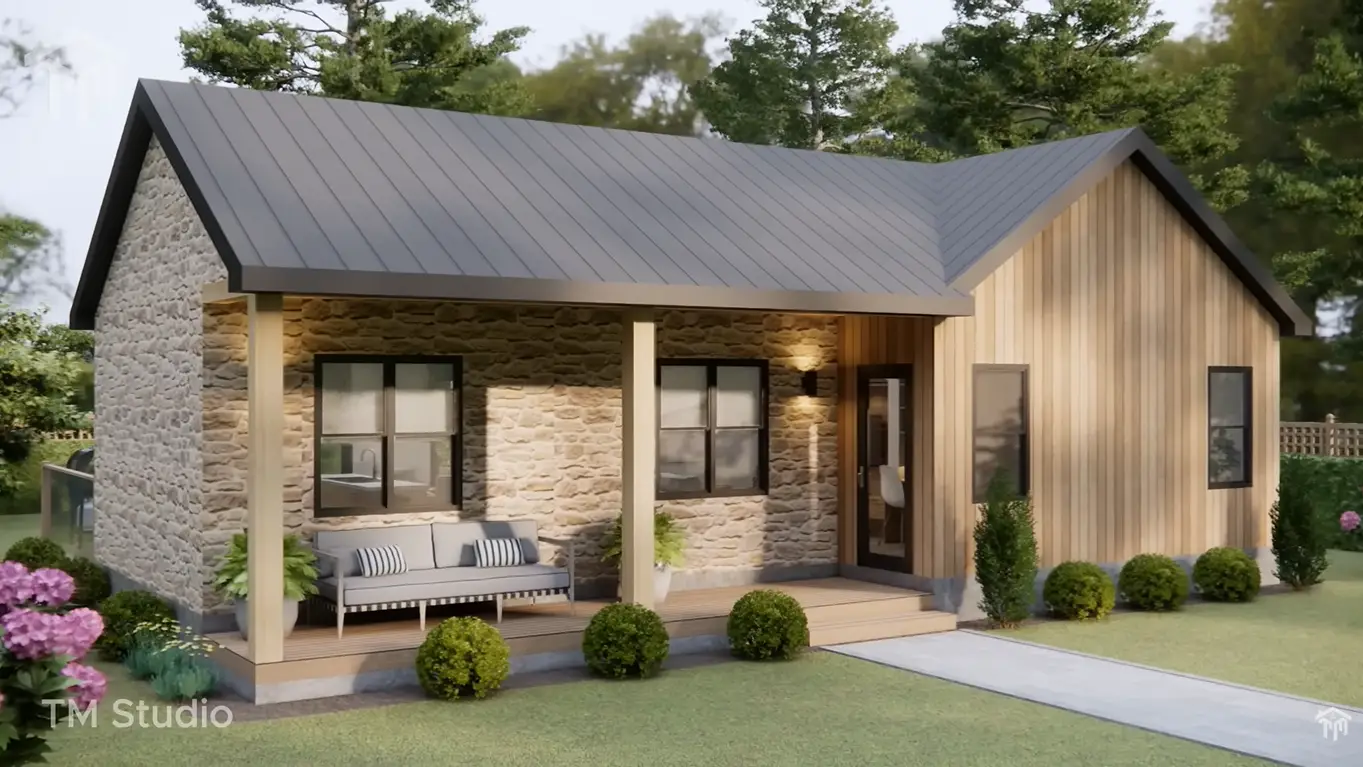 2 bedroom house plan tm studio small house design