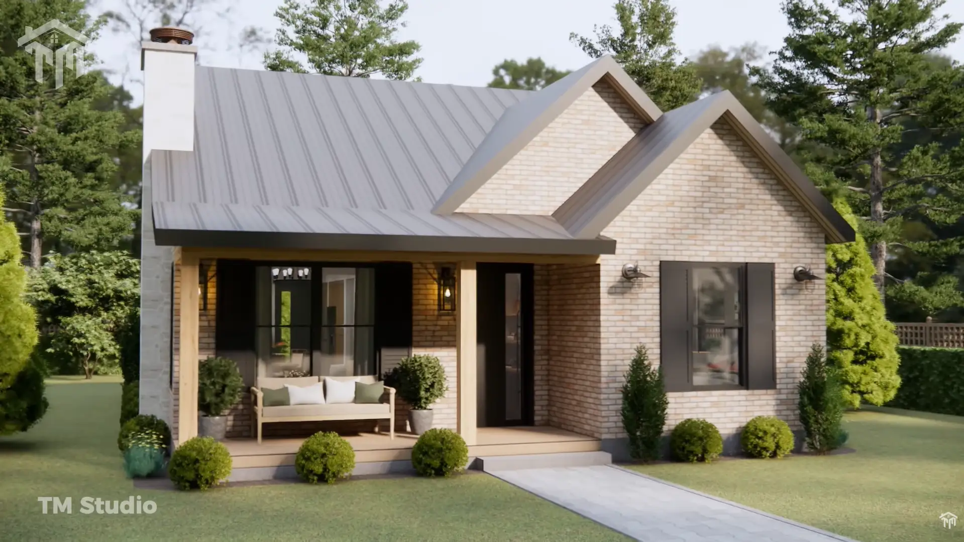 tm studio 2 bedroom house plan TM studio small HOuse Design