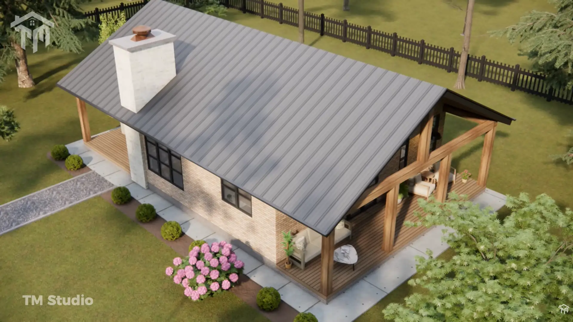 tm studio 39'x29' 2 bedroom house plan