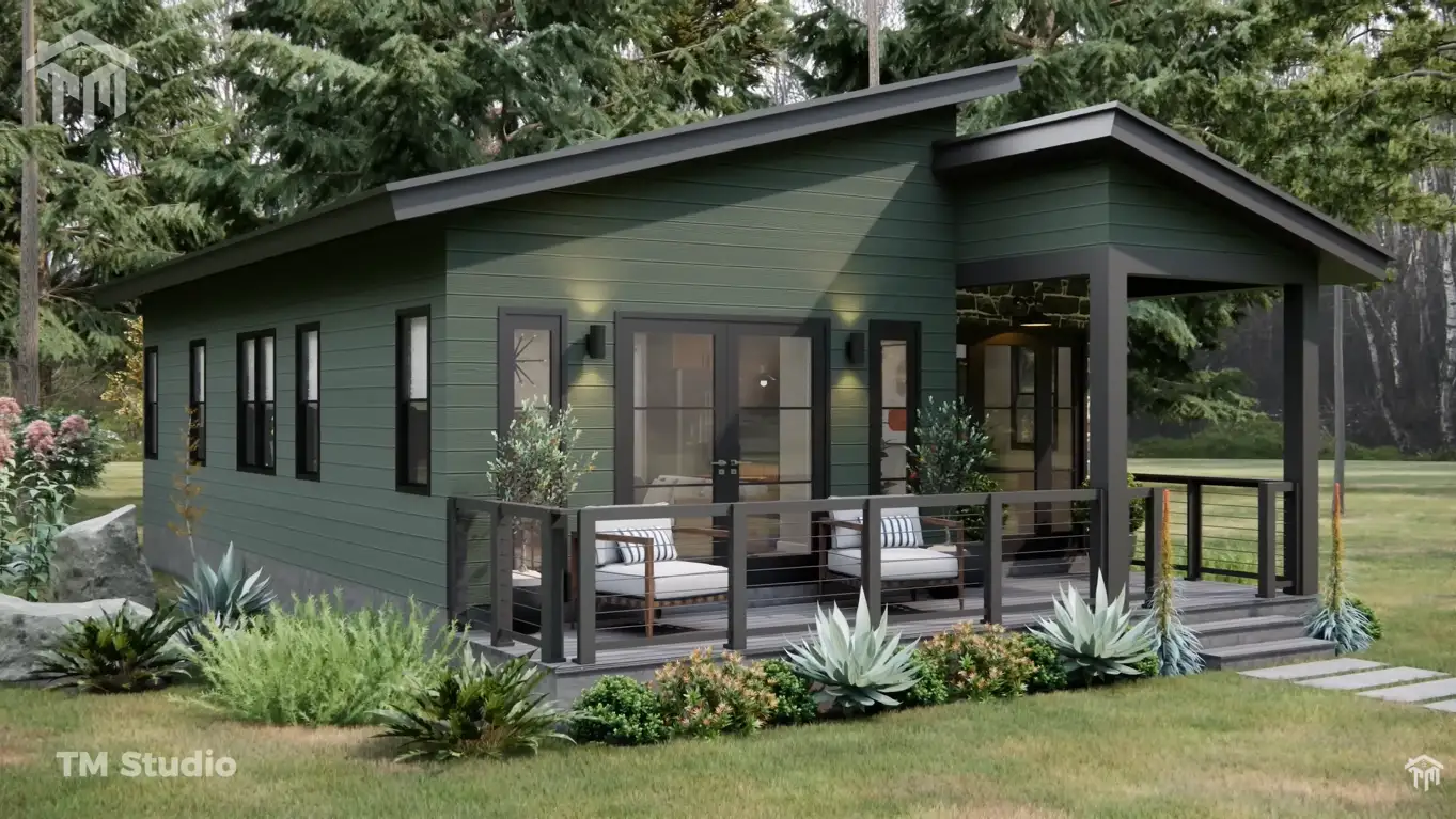 tm studio small house design 1 bedroom floor plan