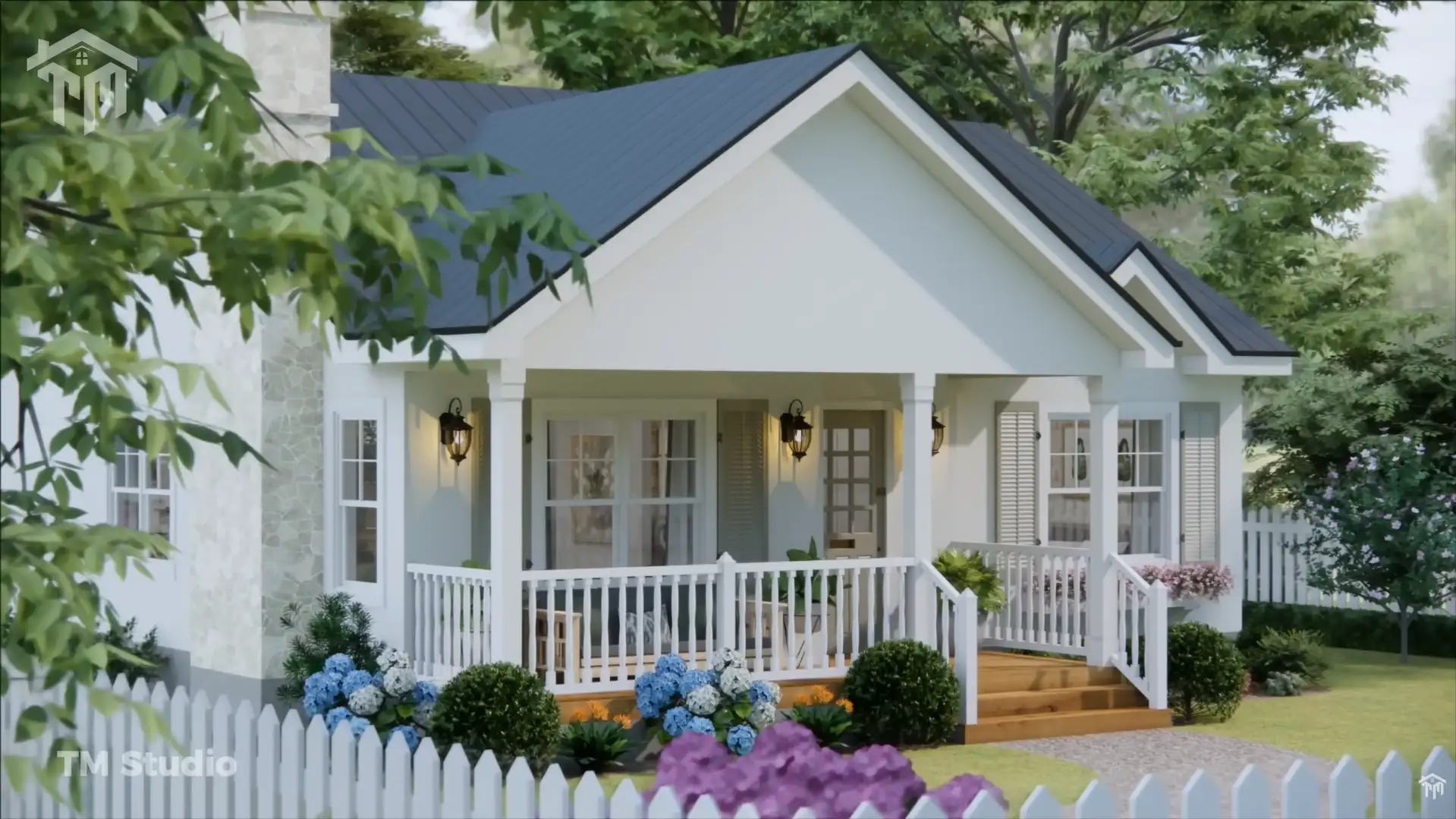 The PERFECT Layout for a Peaceful Country Home | Beautiful Small House Design