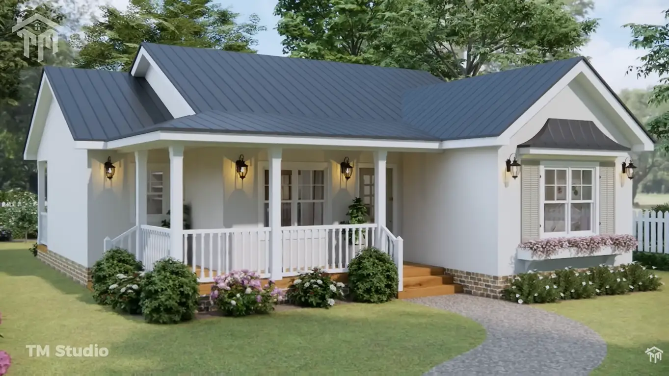 tm studio 2 bedroom house design