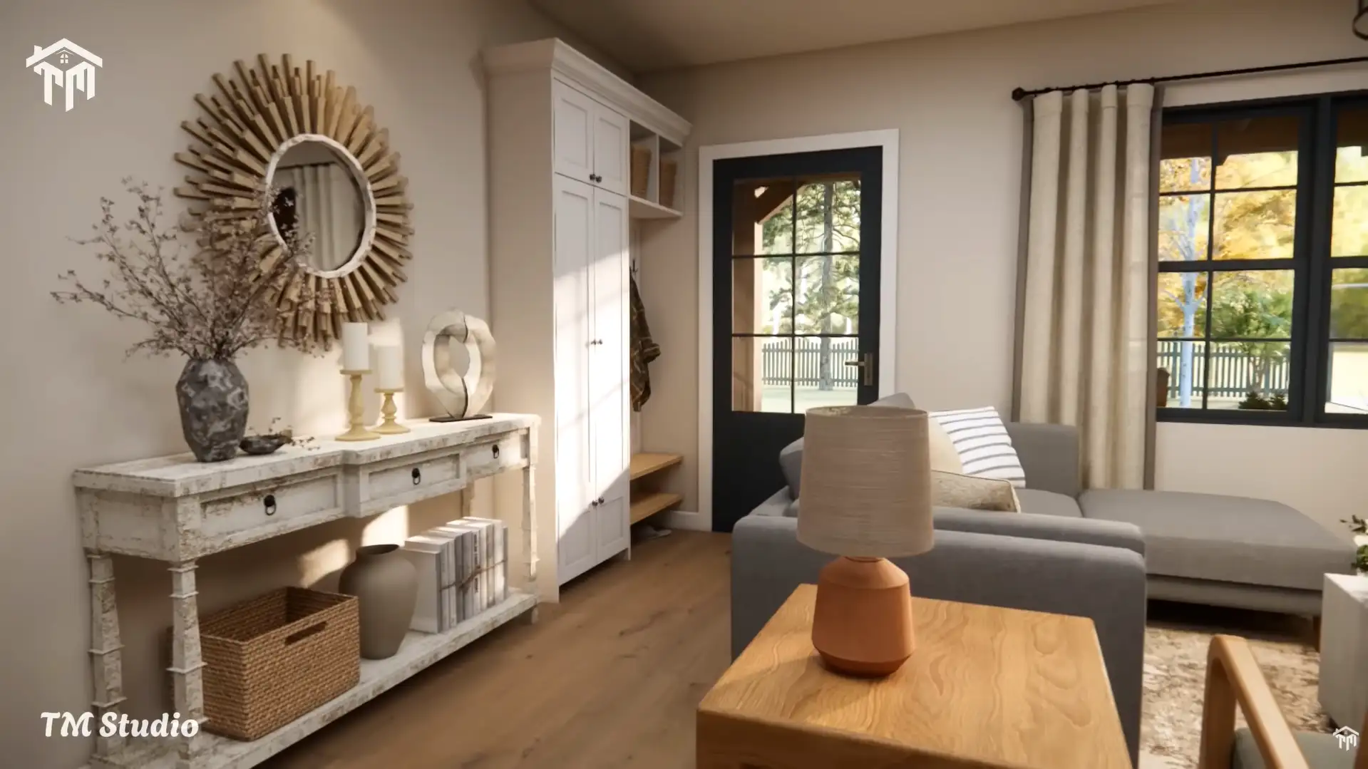 TM Studio small house design This Cozy 3-Bedroom Small Home Will Make You Say "WOW!" 39'x32' (12x10m)