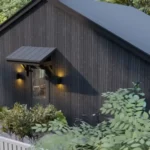 TM STUDIO small house design floor plan 33'x30' (10x9m) The Perfect Small Country House: Beautiful & Comfortable.
