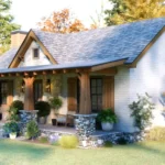 tm studio 2 bedroom cottage house floor plan