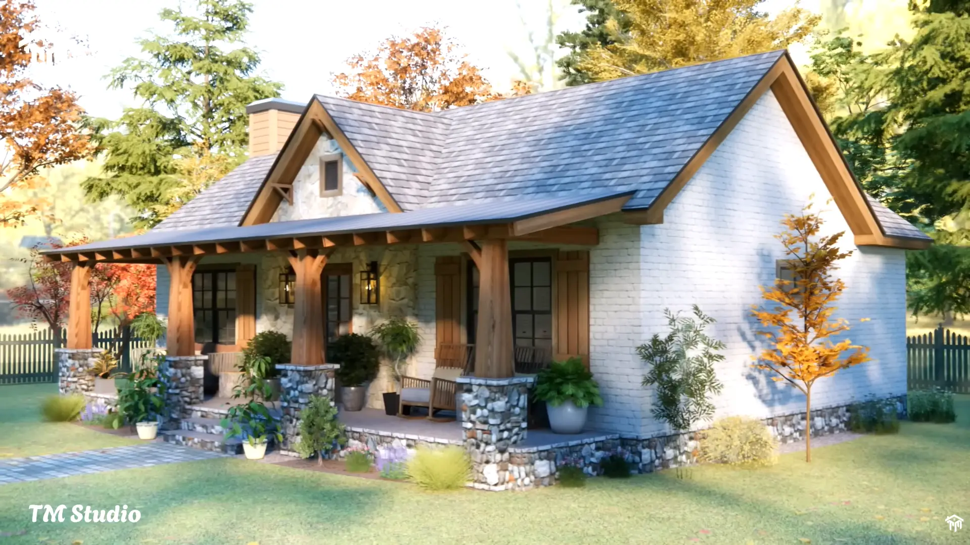 tm studio 2 bedroom cottage house floor plan