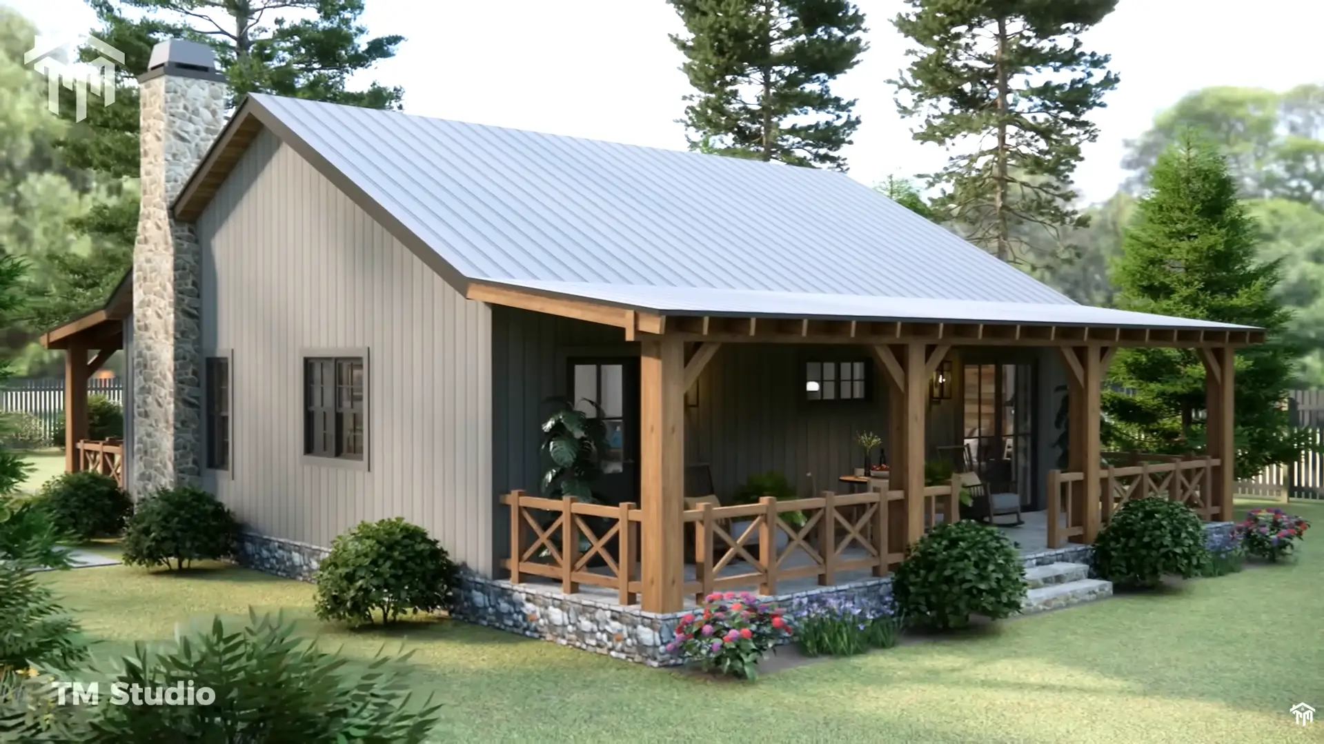 TM studio 33'x30' (10x9m) A Peaceful Cottage Retreat - Where Rustic Charm and Warmth Abound.