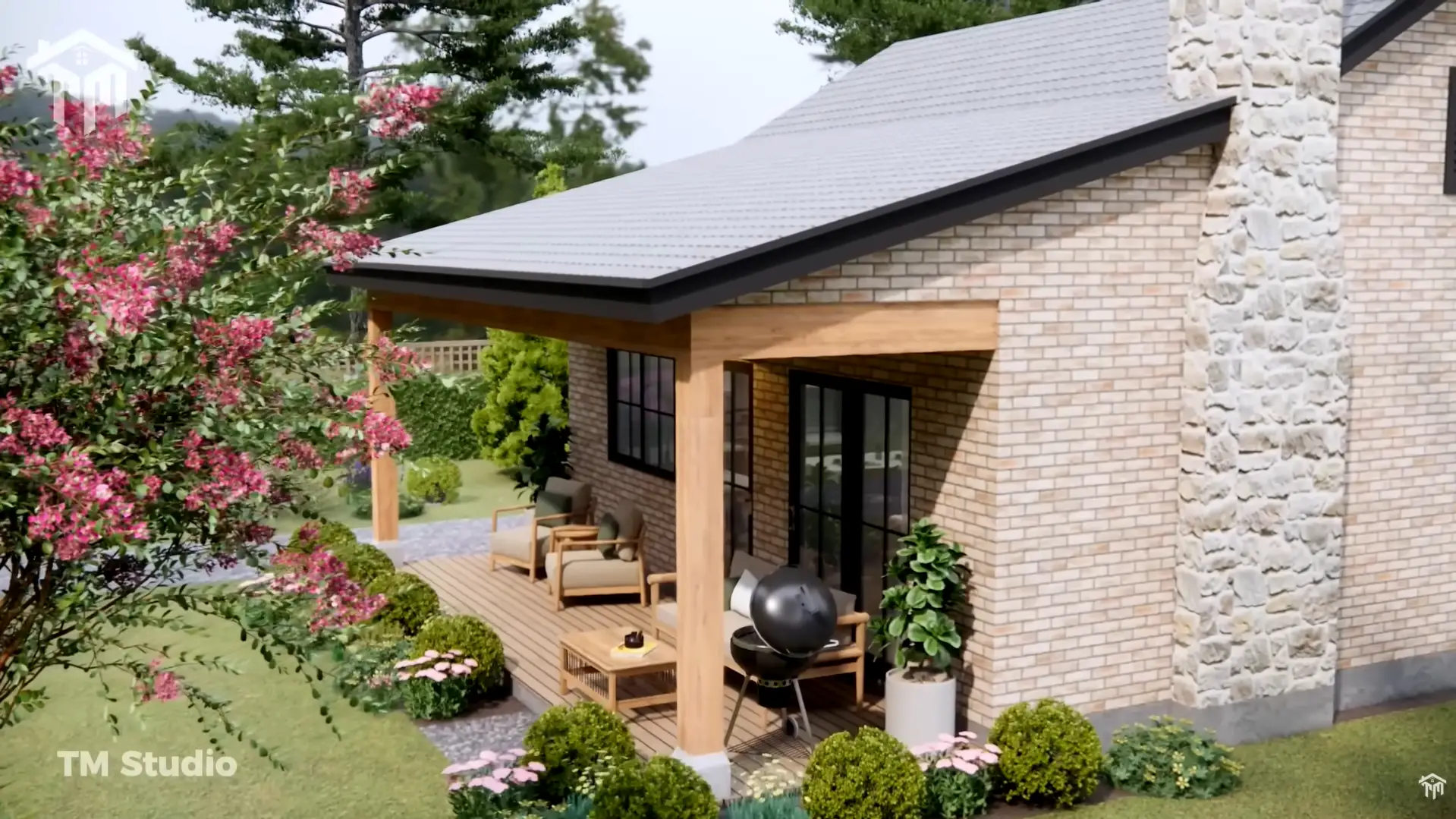 1 bedroom house plan 23'x26' The Perfect Small House for a Cozy Life | Small House Ideas