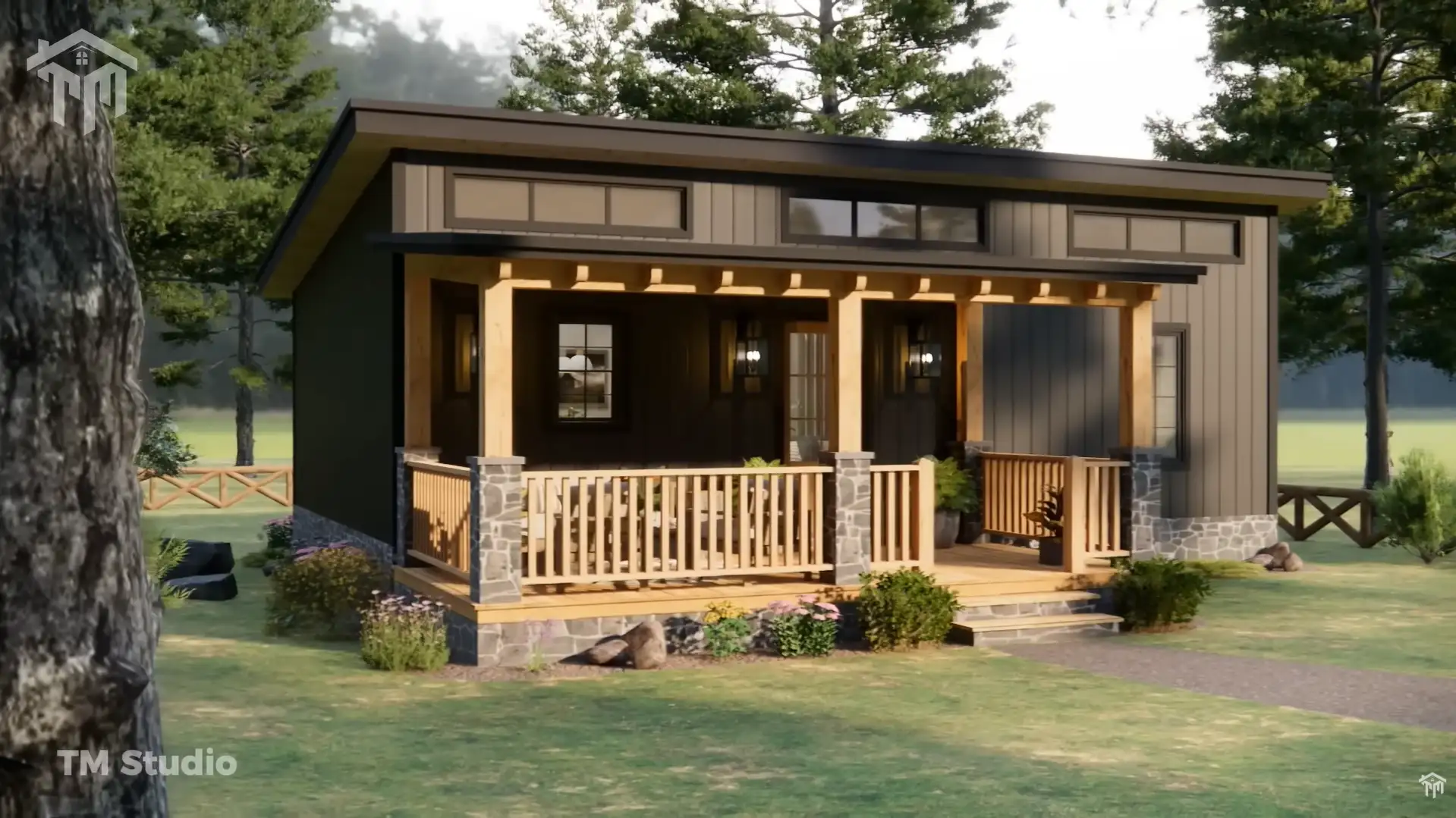 tm studio 2 bedroom house plan | TM Studio Small House Design