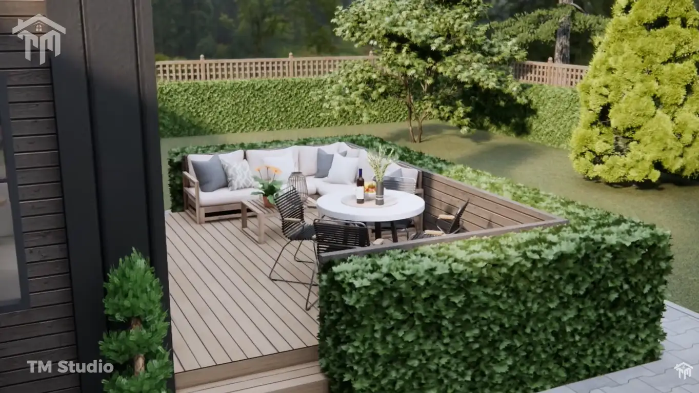 tm studio 2 bedroom house plan 1259 SQ FT | tm studio small house design