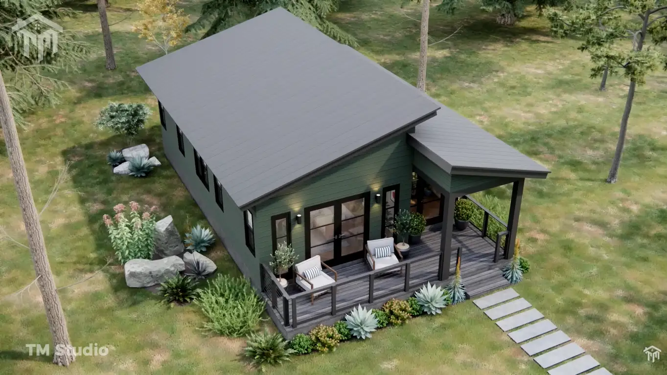 tm studio small house design 1 bedroom floor plan