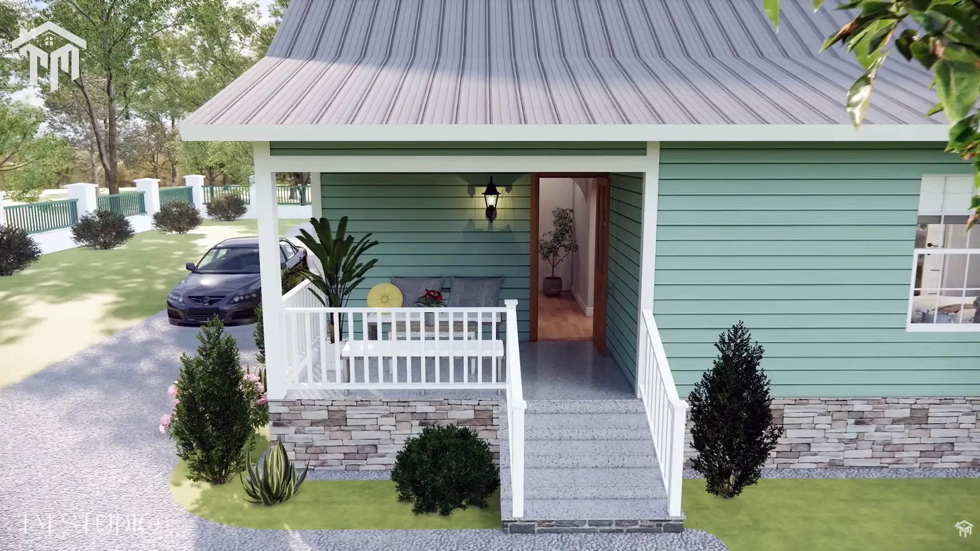 tm studio small house design 3 bedroom house Floor plan sale