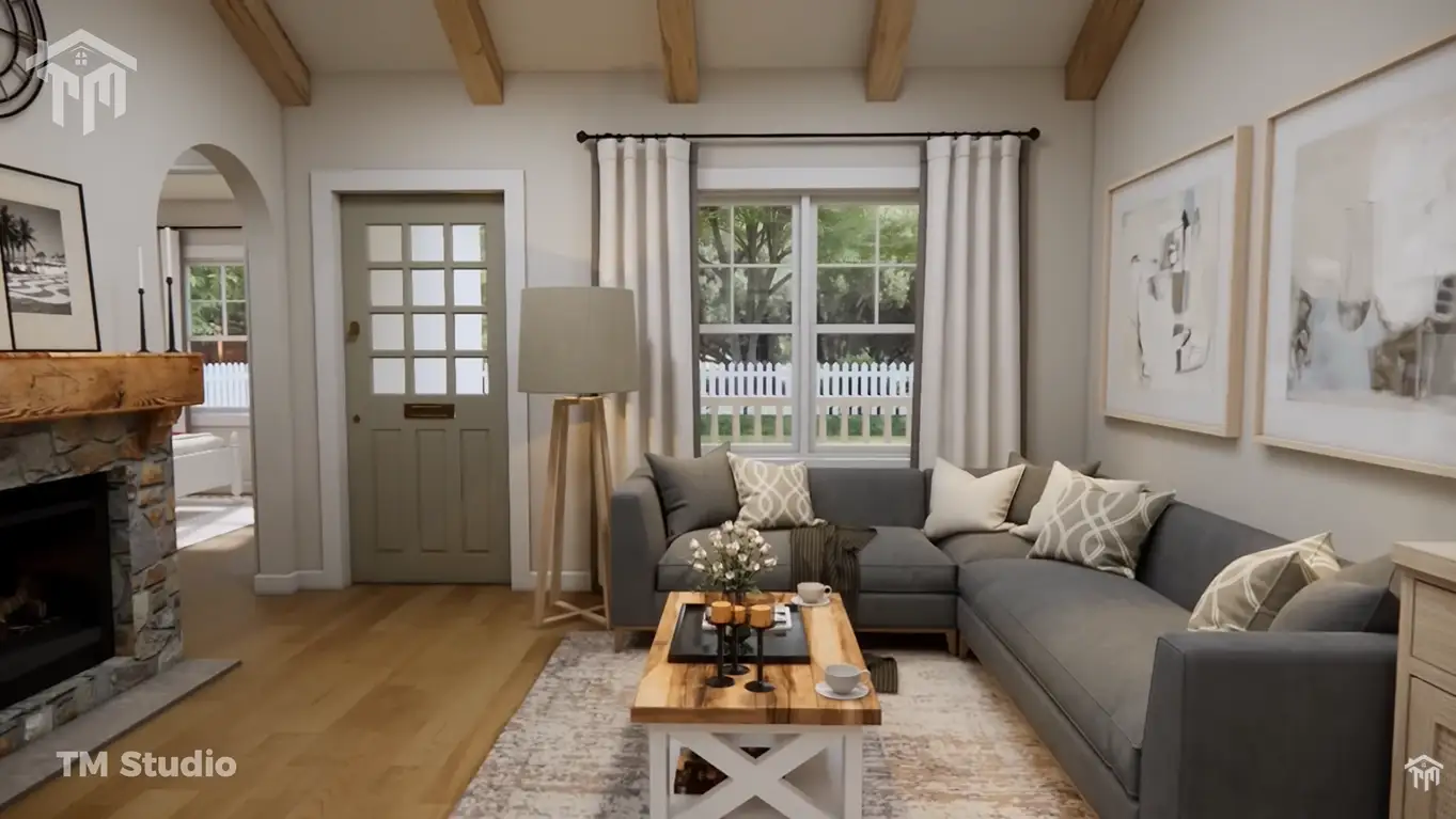 tm studio small house design 2 bedroom floor plan