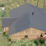 TM Studio small house design 1 bedroom floor plan