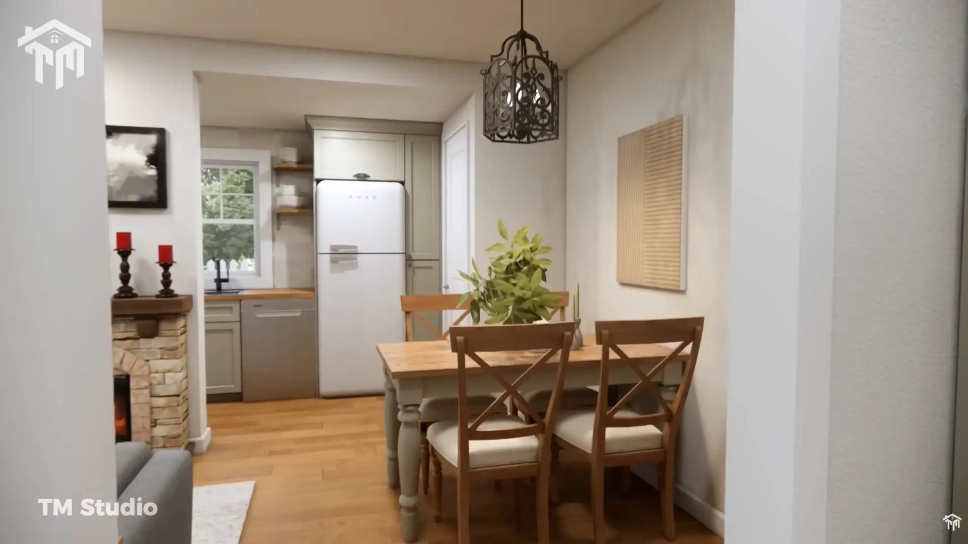 Tm studio 1 bedroom small house floor plan