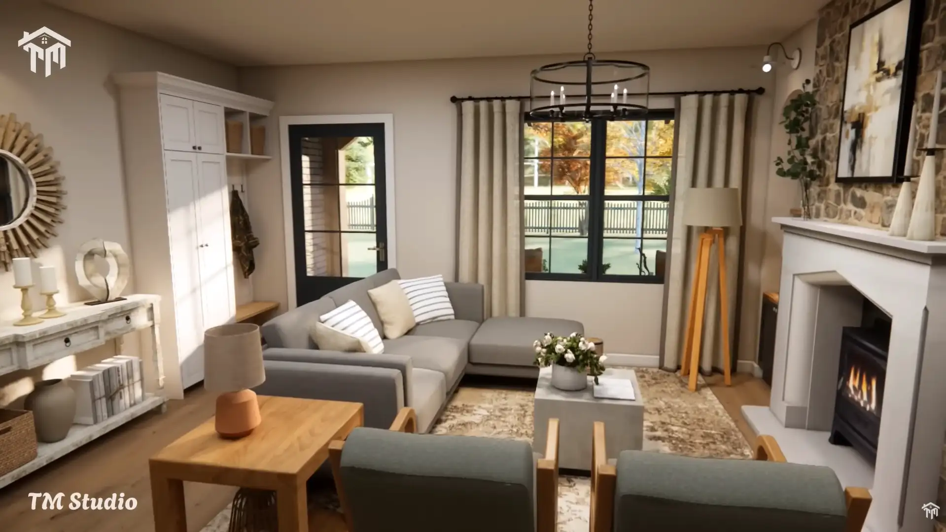 TM Studio small house design This Cozy 3-Bedroom Small Home Will Make You Say "WOW!" 39'x32' (12x10m)