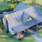 tm studio 2 bedroom cottage house floor plan