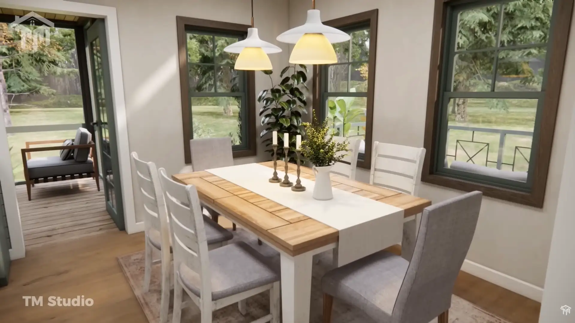 tm studio small house design 2 bedroom house plan