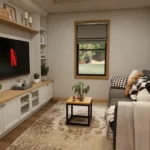 23'x20' (7x6m)Tiny Yet Beautiful: Discover This Small House floor plan TM Studio