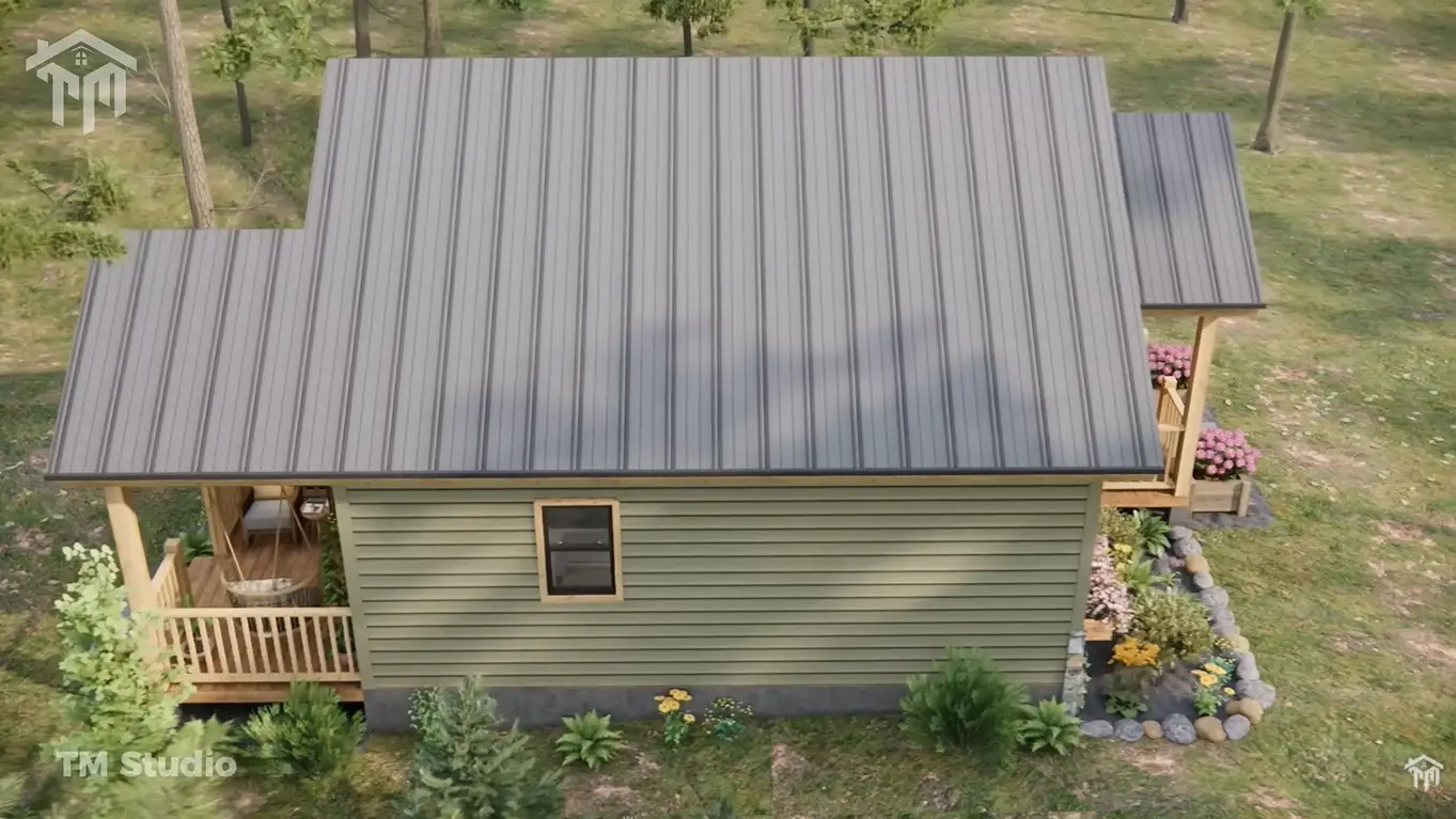 23'x23' (7x7m) This AMAZING Small House Breaks All Expectations tm studio small house design floor plan