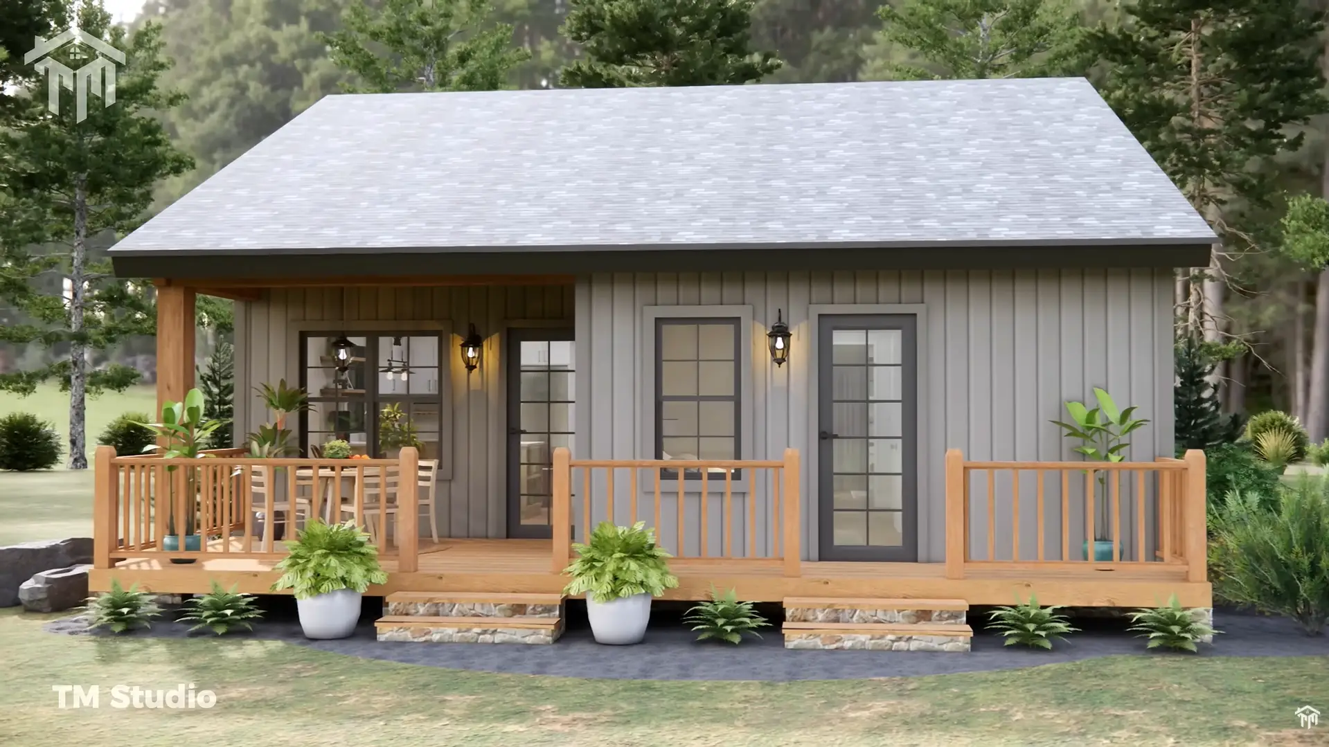 The Small House You’ve Been Dreaming Of: Sweet & Cozy Escape! (30'x36') tm studio 2 bedroom house plan