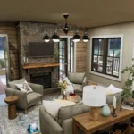 tm studio house plan 2 bedroom 2 bathroom