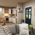 TM Studio small house design 2 bedroom house plan 33'x30' (10x9m) This Small House is Really Like A DREAM...!!! Sweet & Cozy Escape!