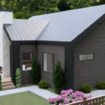 tm studio 2 bedroom house plan 1259 SQ FT | tm studio small house design