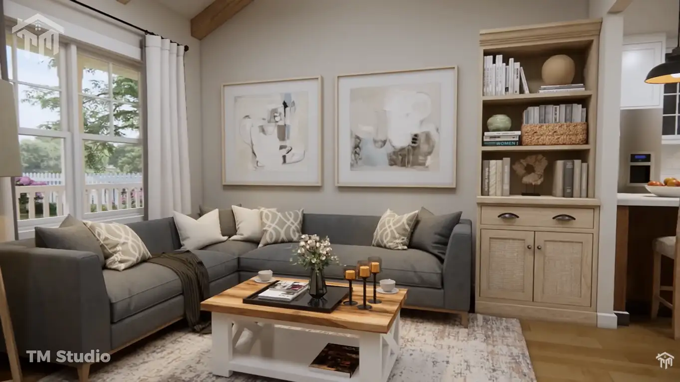 tm studio small house design 2 bedroom floor plan