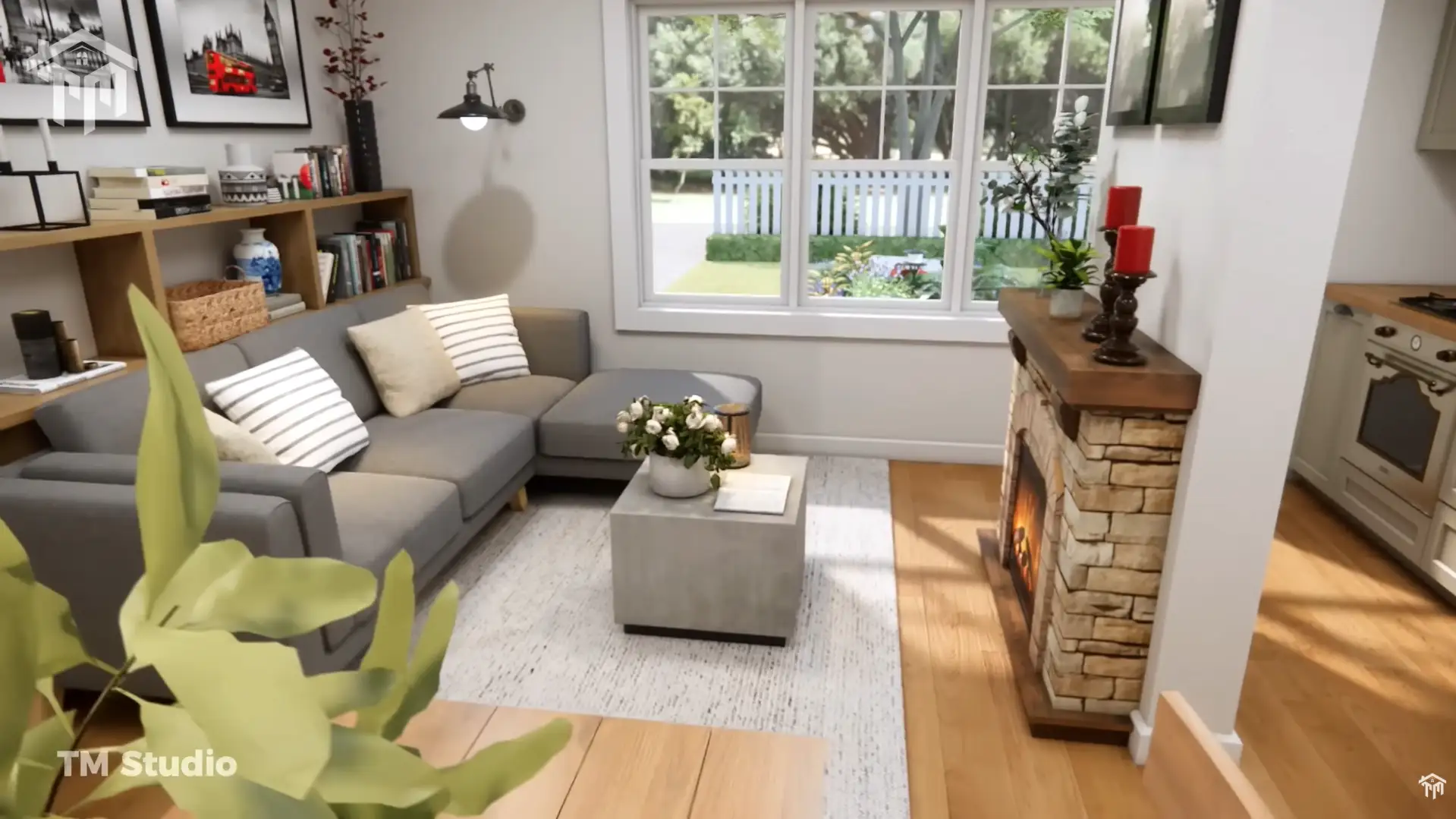 Tm studio 1 bedroom small house floor plan