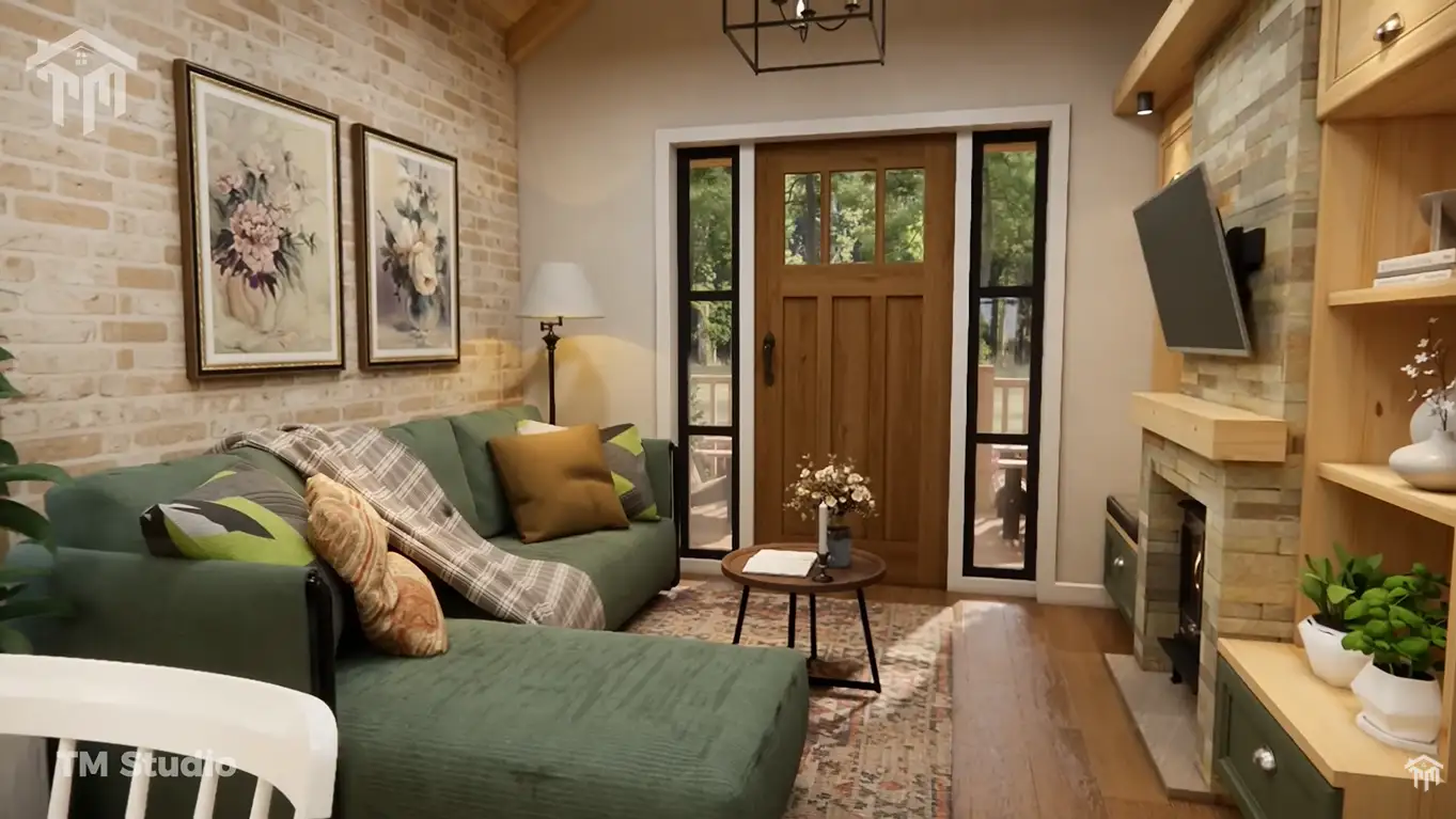 23'x23' (7x7m) This AMAZING Small House Breaks All Expectations tm studio small house design floor plan