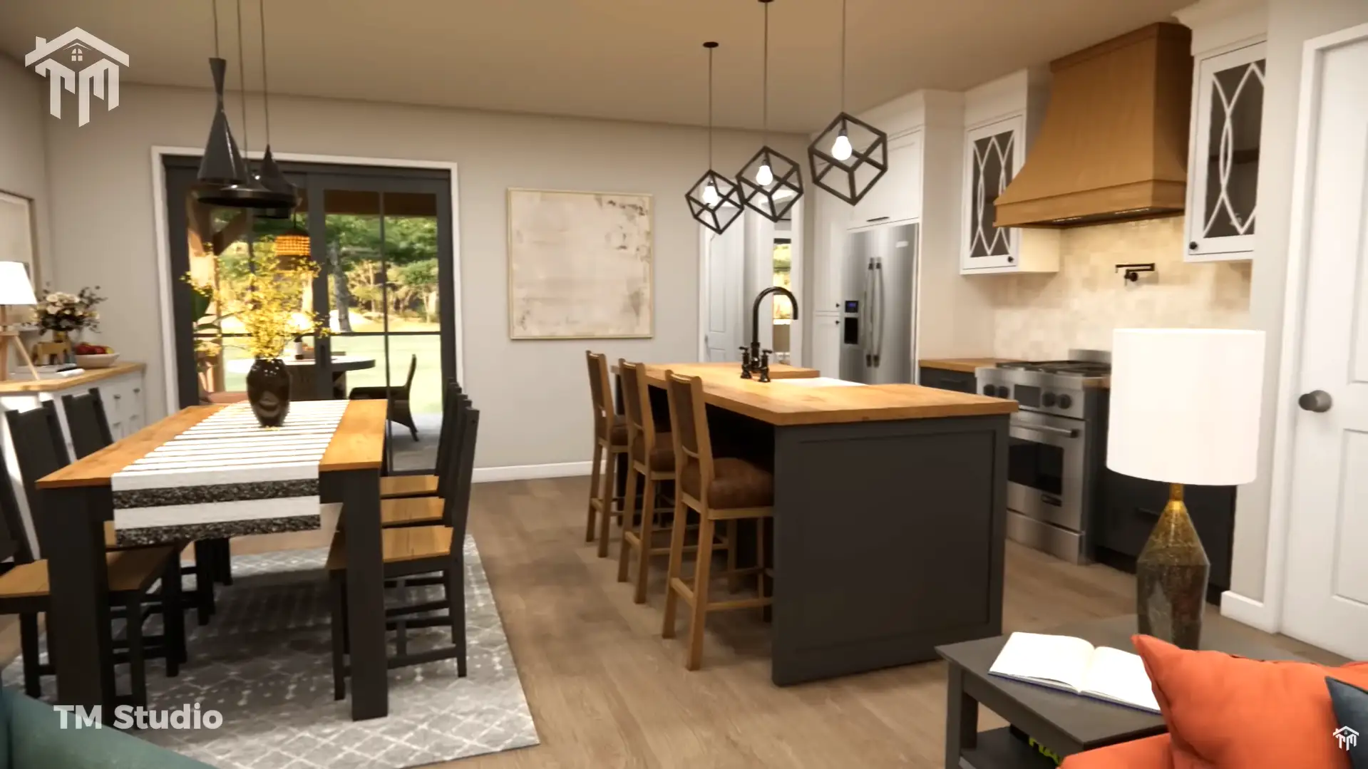 tm studio house plan 29'x46' (9x14m) The Cozy Countryside Cottage: Simple Pleasures Await