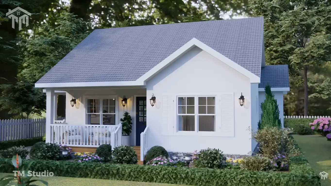 tm studio small house design 2 bedroom house plan