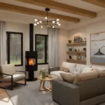 tm studio small house design 2 bedroom 1 bathroom house plan