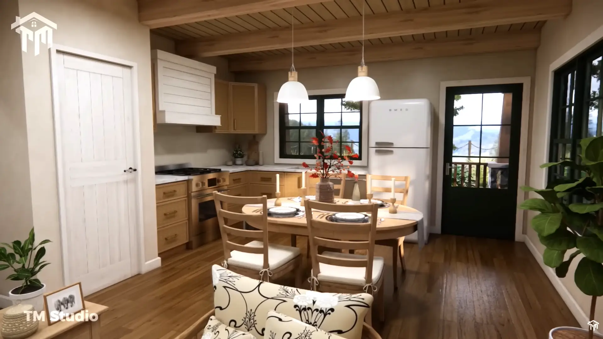 tm studio 2 bedroom 1 bathroom house plan