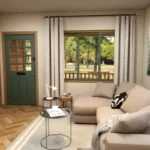 2 bedroom house plan by tm studio small house design