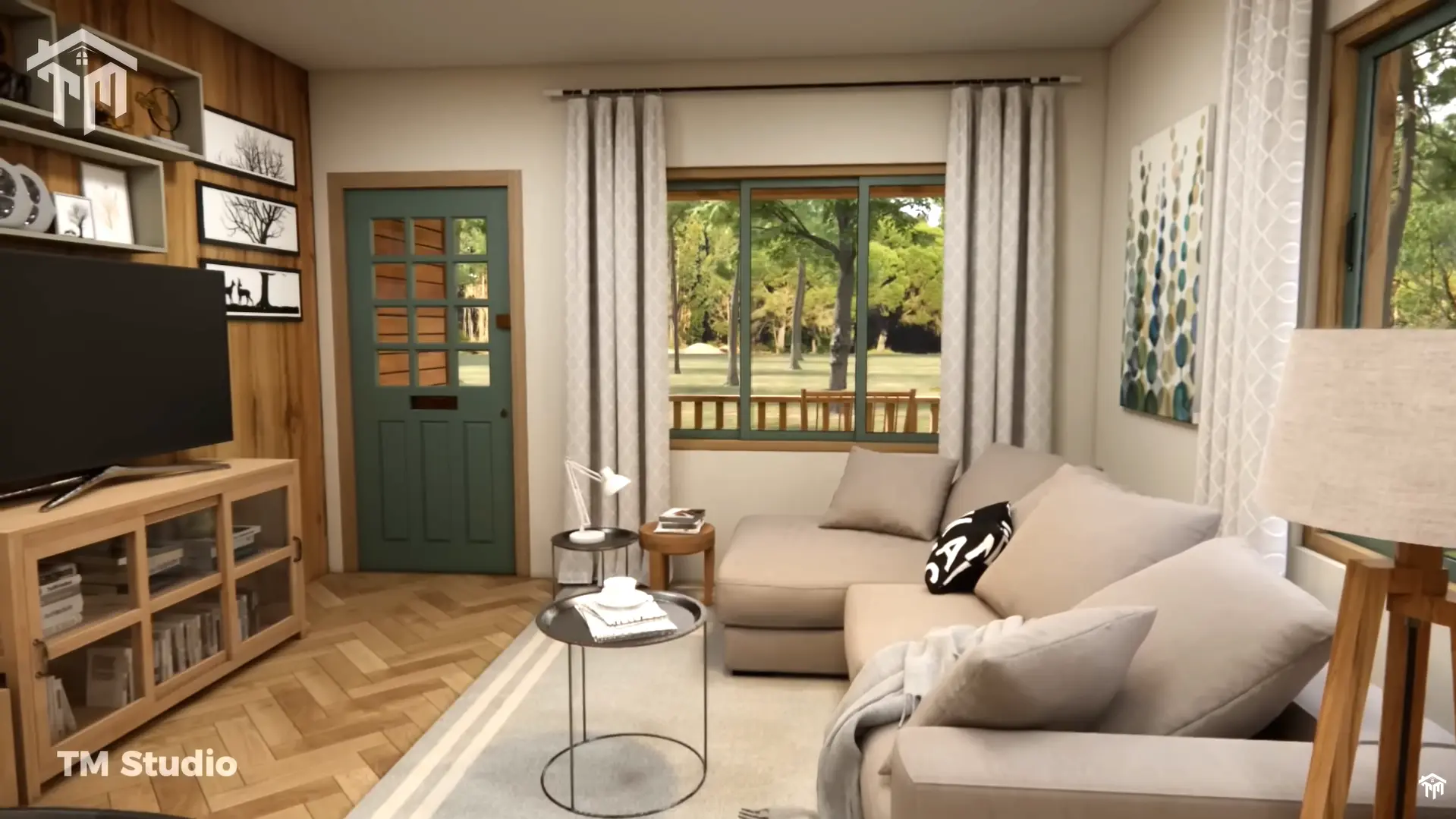 2 bedroom house plan by tm studio small house design