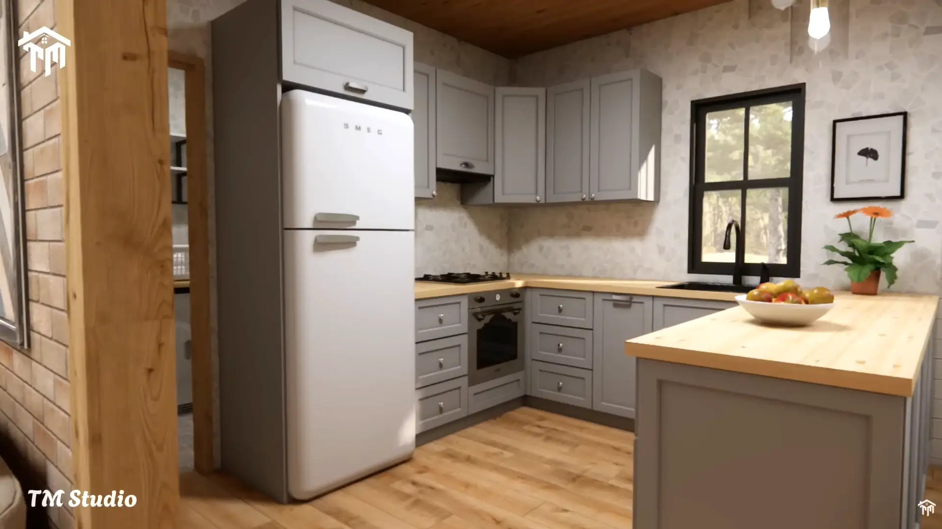 tm studio 2-bedroom house plan