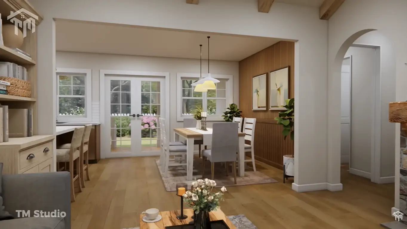 tm studio small house design 2 bedroom floor plan