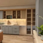TM STUDIO small house design floor plan 33'x30' (10x9m) The Perfect Small Country House: Beautiful & Comfortable.