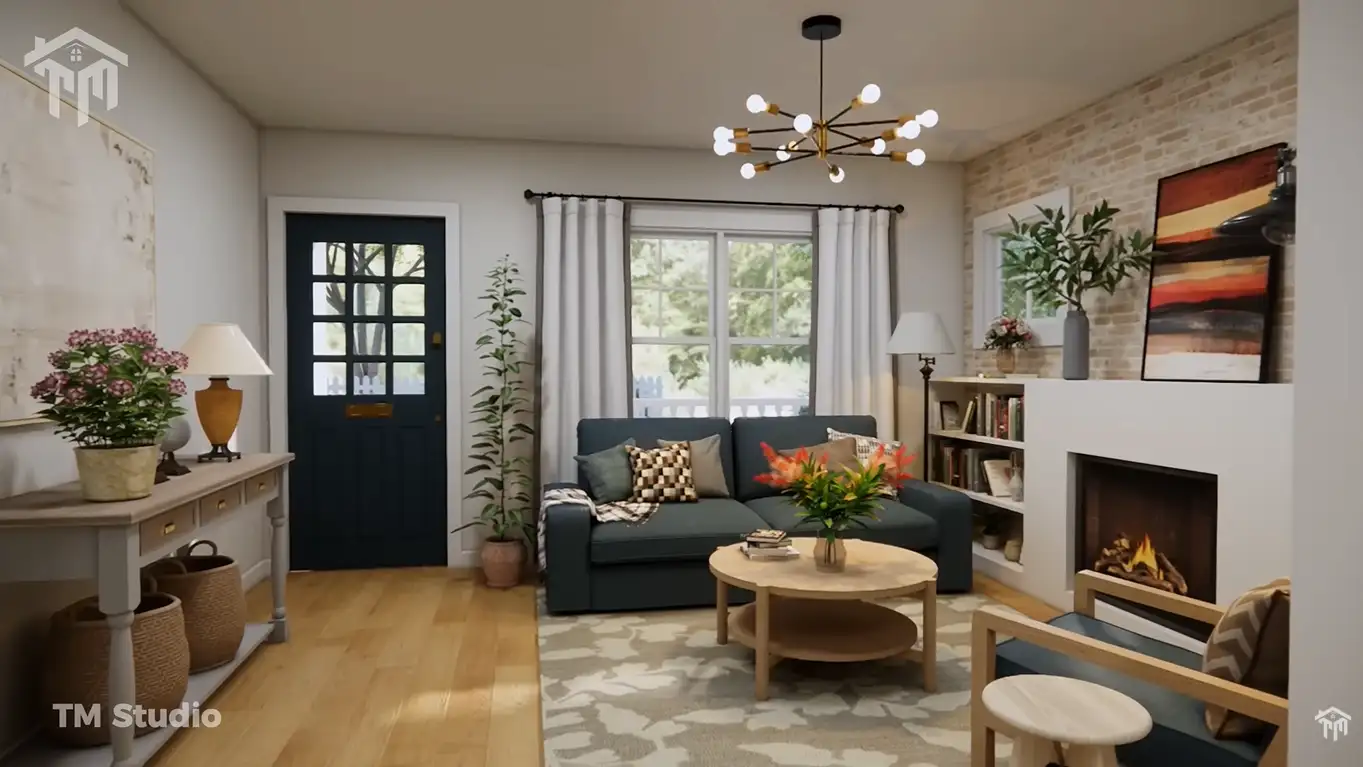 tm studio small house design 2 bedroom house plan